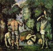 Paul Cezanne Five Bathers Spain oil painting reproduction